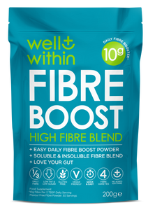 well within prebiotic high fibre supplement powder soluble healthy gut microbiome fiber inulin stool softener psyllium husk for men for women physillium isphagula husk natural laxatives constipation probiotic IBS pregnancy
